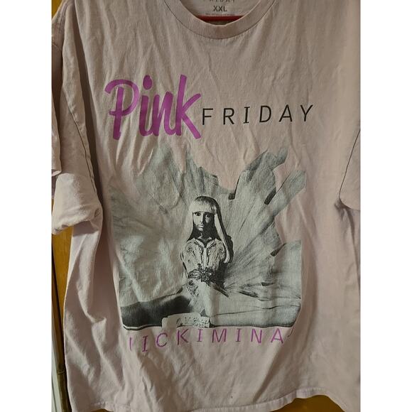 Ladies PINK FRIDAY NICKI MINAJ Pink Tshirt XXL - Picture 5 of 5
